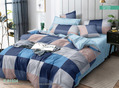 КПБ Поплин на резинке Арт. F-81024