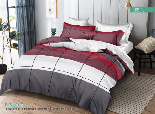 КПБ Поплин на резинке Арт. F-52000